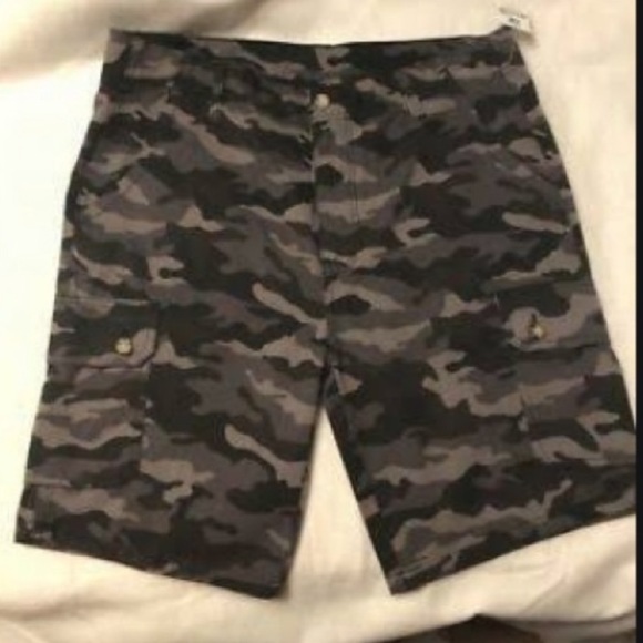 Shorts Mens Black Camo Cargo Shorts Poshmark